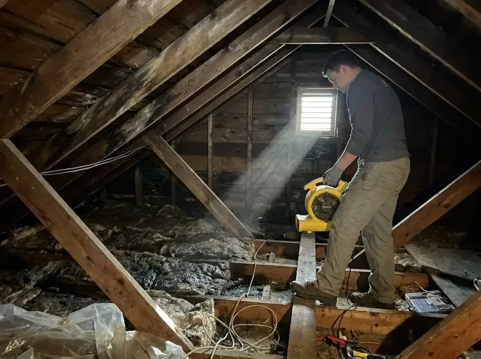 attic-water-damage-drying-proc-007 — frequently asked questions, Emergency Water Extraction & 24/7 Flood Response in Indiano…